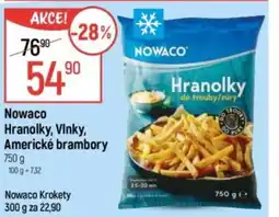 Globus NOWACO Hranolky, Vinky, Americké brambory nabídka