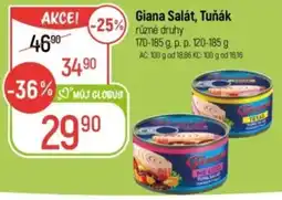 Globus Giana Salát, Tuňák nabídka