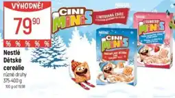 Globus Nestlé Dětské cereálie nabídka