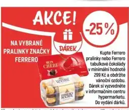 Globus Na vybrané pralinky značky Ferrero nabídka