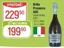 Globus Brilla Prosecco DOC nabídka