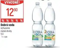 Globus Dobrá voda ochucená nabídka