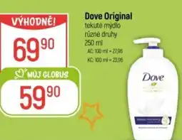 Globus Dove Original tekuté mýdlo nabídka