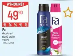 Globus Fa deodorant nabídka