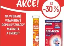 Globus Na vybrané vitamínové doplňky značky Maxivita a energit nabídka