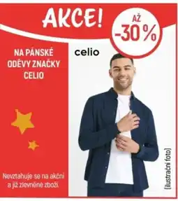 Globus Na pánské oděvy značky Celio nabídka