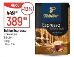 Globus Tchibo Espresso zrnková káva nabídka