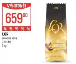 Globus L'Or zrnková káva nabídka