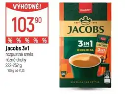 Globus Jacobs 3v1 rozpustná směs nabídka