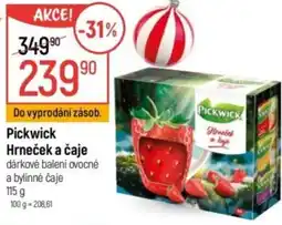 Globus Pickwick Hrneček a čaje nabídka