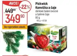 Globus Pickwick Konvička a čaje nabídka