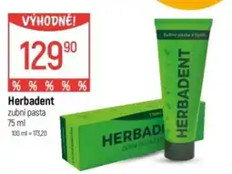 Globus HERBADENT Zubní pasta nabídka