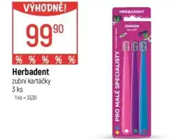 Globus HERBADENT zubní kartáčky nabídka