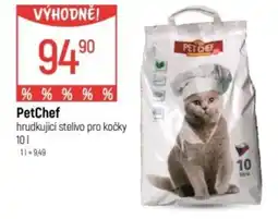 Globus PetChef hrudkující stelivo pro kočky nabídka
