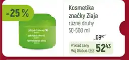 Globus Kosmetika značky Ziaja nabídka
