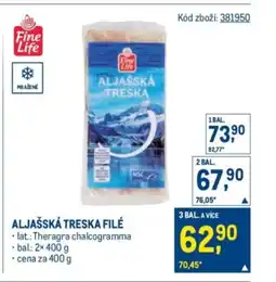 Makro Fine Life Aljašská treska filé nabídka