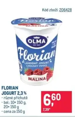 Makro OLMA Florian jogurt 2,3% nabídka
