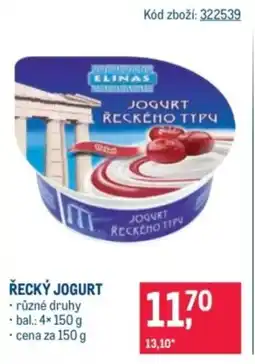 Makro Řecký jogurt nabídka