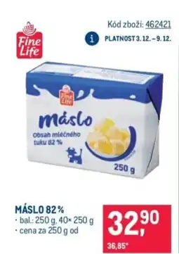 Makro Fine Life Máslo 82% nabídka