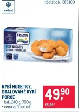 Makro FROSTA Rybí nugetky, obalované rybí porce nabídka