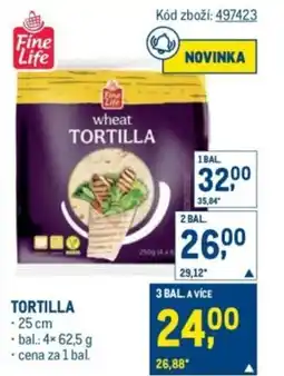 Makro Fine Life Tortilla nabídka