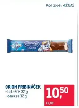 Makro Orion pribináček nabídka