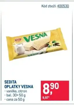 Makro Sedita oplatky Vesna nabídka