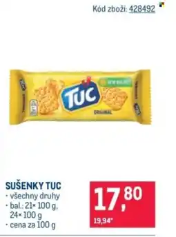 Makro Sušenky Tuc nabídka