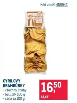 Makro Cyrilovy brambůrky nabídka