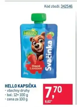 Makro Hello kapsička nabídka
