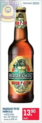 Makro Radegast Ryze Hořká 12 nabídka