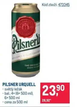 Makro Pilsner Urquell nabídka