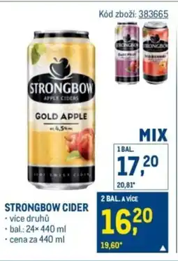Makro Strongbow Cider nabídka
