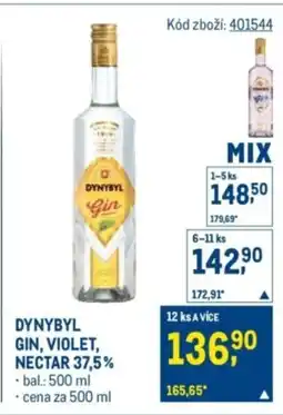 Makro Dynybyl gin, violet, nectar 37,5% nabídka