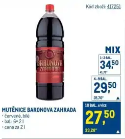 Makro Mutěnice Baronova zahrada nabídka