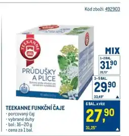 Makro Teekanne Funkční čaje nabídka