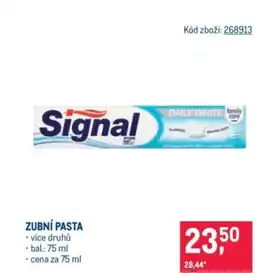 Makro Signal Zubní pasta nabídka