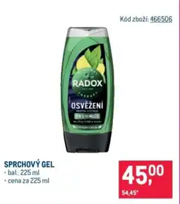 Makro RADOX Sprchový gel nabídka