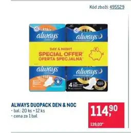 Makro Always duopack den & noc nabídka