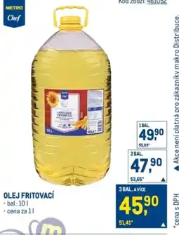 Makro Olej fritovací nabídka