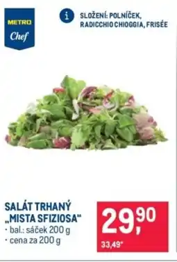 Makro Salát trhaný „Mista sfiziosa" nabídka