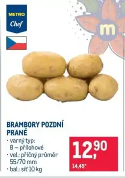 Makro Brambory pozdní prané nabídka