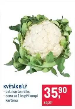 Makro Květák bílý nabídka