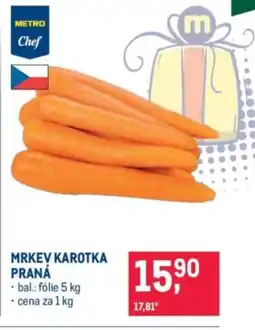Makro Mrkev karotka praná nabídka