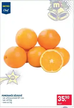 Makro Pomeranče džusové nabídka