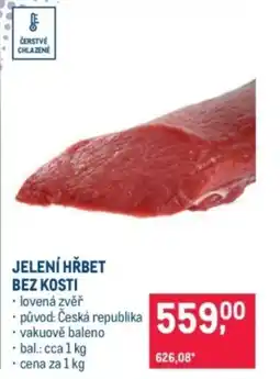 Makro Jelení hřbet bez kosti nabídka