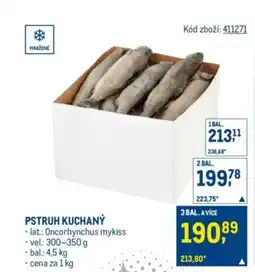 Makro Pstruh kuchaný nabídka