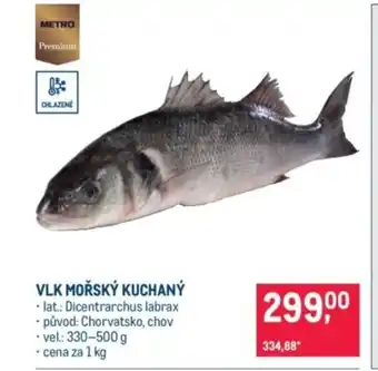 Makro Vlk mořský kuchaný nabídka