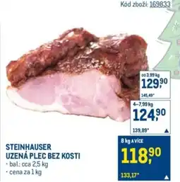 Makro Steinhauser uzená plec bez kosti nabídka