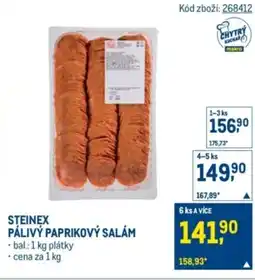 Makro Steinex pálivý paprikový salám nabídka